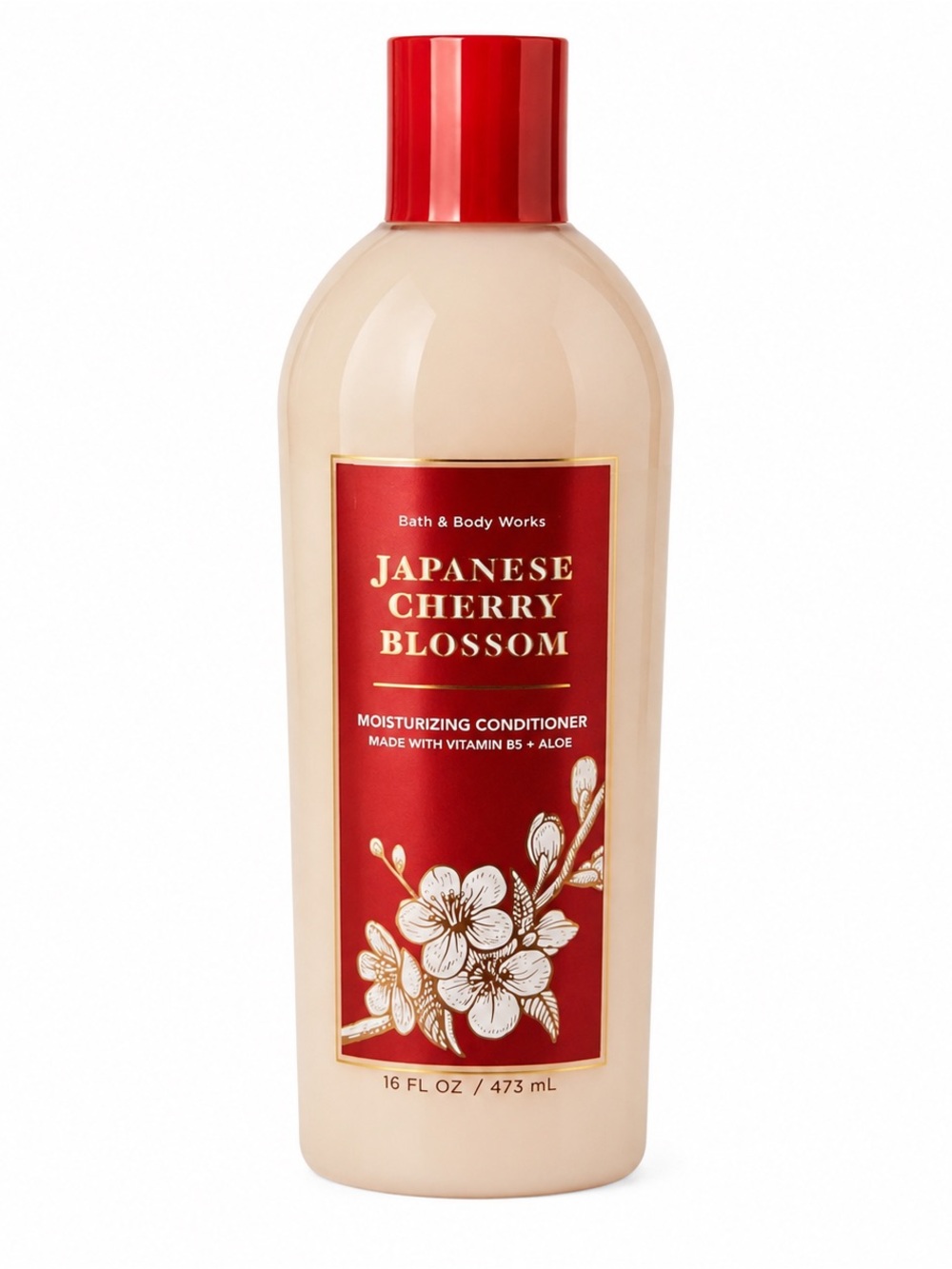 Bath & Body Works Japanese Cherry Blossom Moisturizing Conditioner - Red & Cream